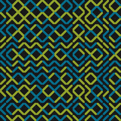 Abstract Geometric Pattern generative computational art illustration