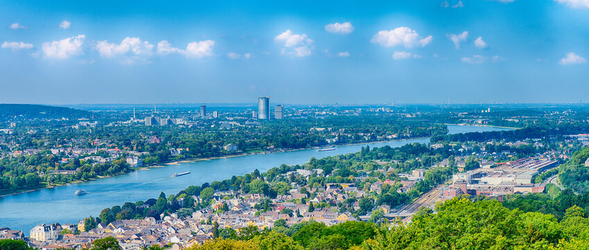 Der Rhein bei Bonn - K&ouml;ln - K&ouml;nigswinter