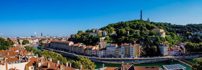Panorama sur la ville de Lyon
