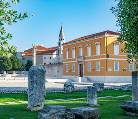 Church of St. Donatus and Roman Forum located in Zadar, Croatia