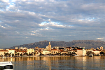Obraz premium Beautiful promenade in Split, Croatia.