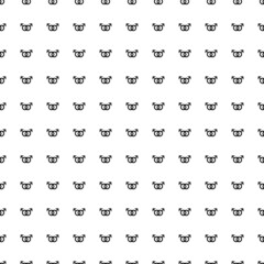 Square seamless background pattern from black homosexual symbols. The pattern is evenly filled. Vector illustration on white background