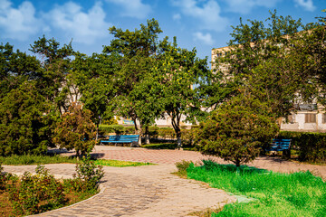 Зелёный наряд города Актау