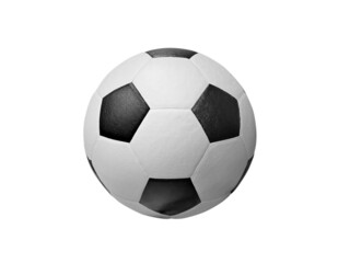 Fototapeta premium Soccer ball on a white background for a sports team