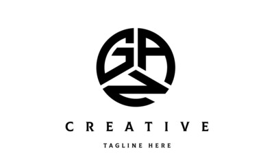 GAN creative circle three letter logo