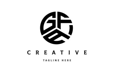 GFA creative circle three letter logo