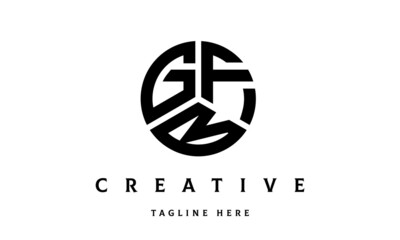 GFB creative circle three letter logo