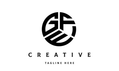 GFE creative circle three letter logo