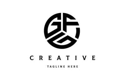 GFG creative circle three letter logo