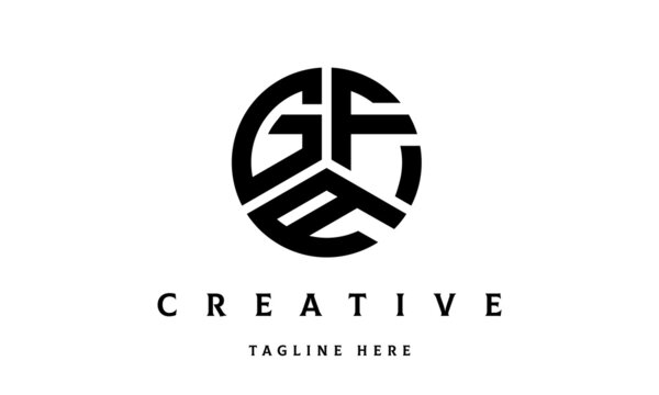 GFA creative circle three letter logo