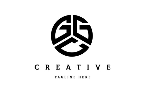 GGC creative circle three letter logo
