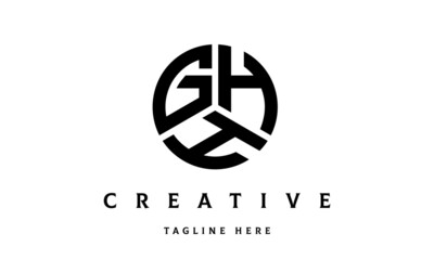 GHH creative circle three letter logo