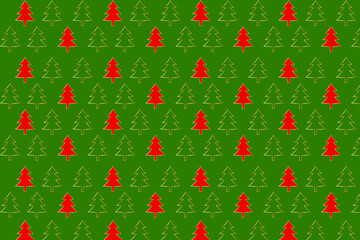 christmas seamless pattern, christmas tree seamless pattern