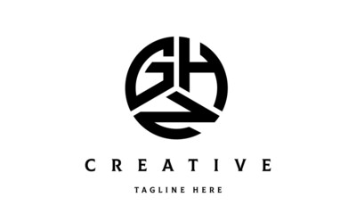 GHN creative circle three letter logo