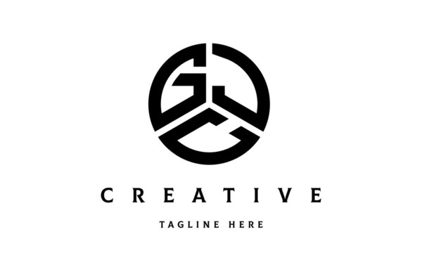 GJC creative circle three letter logo