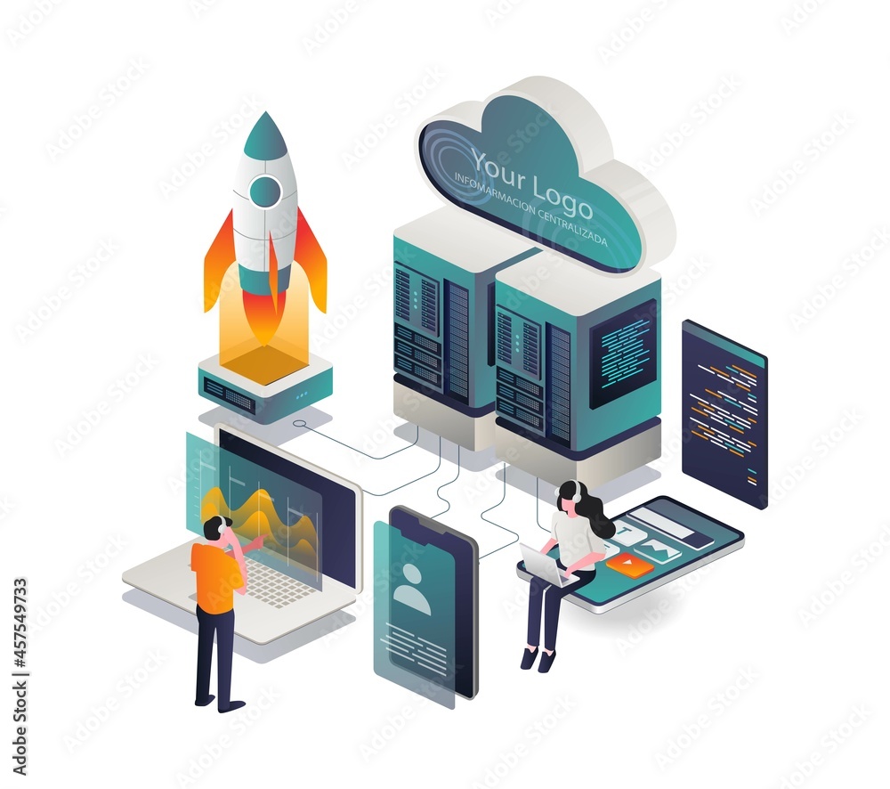 Poster test the app and launch the rocket