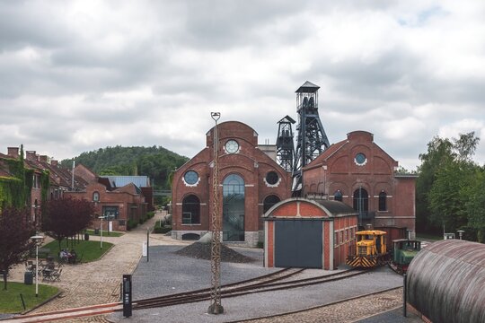 Bois du Cazier notorious coal mine in Charleroi, Belgium