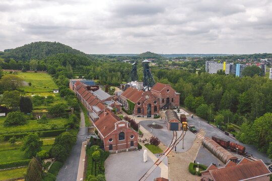 Bois du Cazier notorious coal mine in Charleroi, Belgium
