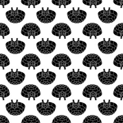 Alaska igloo pattern seamless background texture repeat wallpaper geometric vector