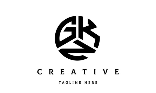 GKN creative circle three letter logo