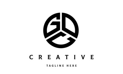 GOC creative circle three letter logo