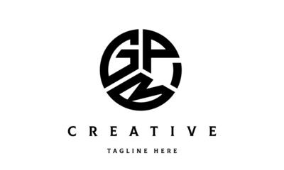 GPB creative circle three letter logo