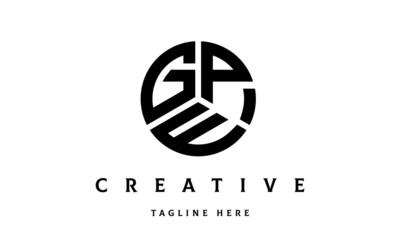 GPE creative circle three letter logo