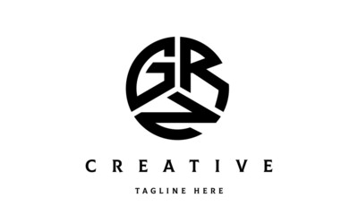 GRN creative circle three letter logo