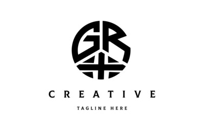 GRX creative circle three letter logo