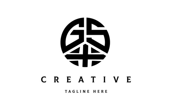GSX creative circle three letter logo