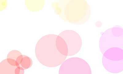 Background with colored circles
