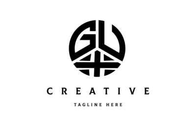 GUX creative circle three letter logo