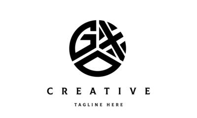 GXO creative circle three letter logo