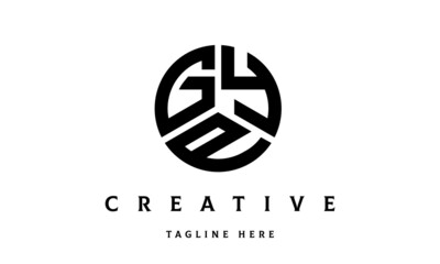 GYP creative circle three letter logo