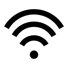 Vector Wifi Connection Glyph Icon Design
