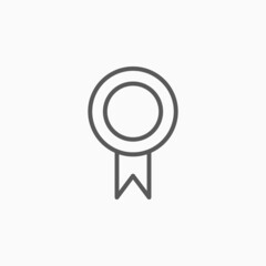 award ribbon icon, award vector
