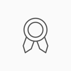 award ribbon icon, award vector