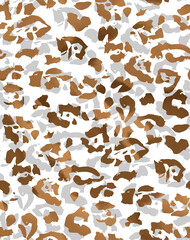 Smooth Textured Seamless Leopard Pattern Shiny Fashion Colors Perfect for Allover Fabric Print or Wrapping Paper