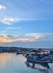 Fototapeta premium boats in the bay