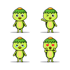 Cute Kappa Japanese Characters Bundle