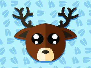 adorable Deer head
