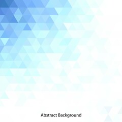 Abstract mosaic geometric blue background. eps 10. eps 10