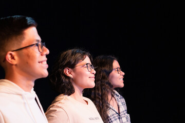 Young people with joy and hope for their future.