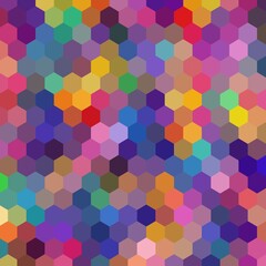 colorful hexagonal design. abstract vector background. eps 10
