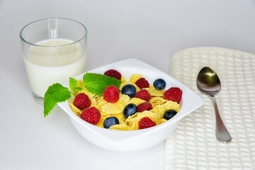 Breakfast Cereal, Table setting.