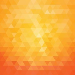 triangle background. orange geometric design. eps 10