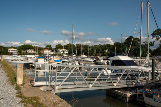 Lanton, Port, Taussat Fontainevielle, 33, Gironde, Bassin D'Arcachon