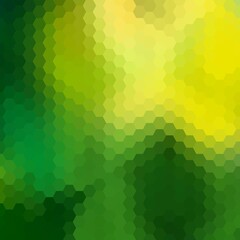 yellow abstract vector background. hexagonal illustration. polygonal style. eps 10