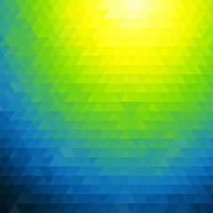 vector color pattern. blue, green, yellow color. triangle design. eps 10