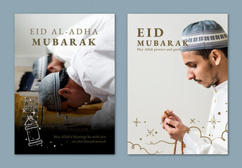Editable Eid Mubarak Poster Layout